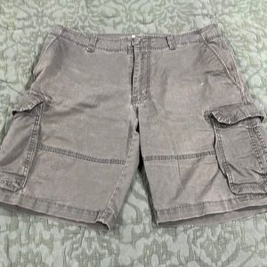 Charcoal cargo shorts 38
